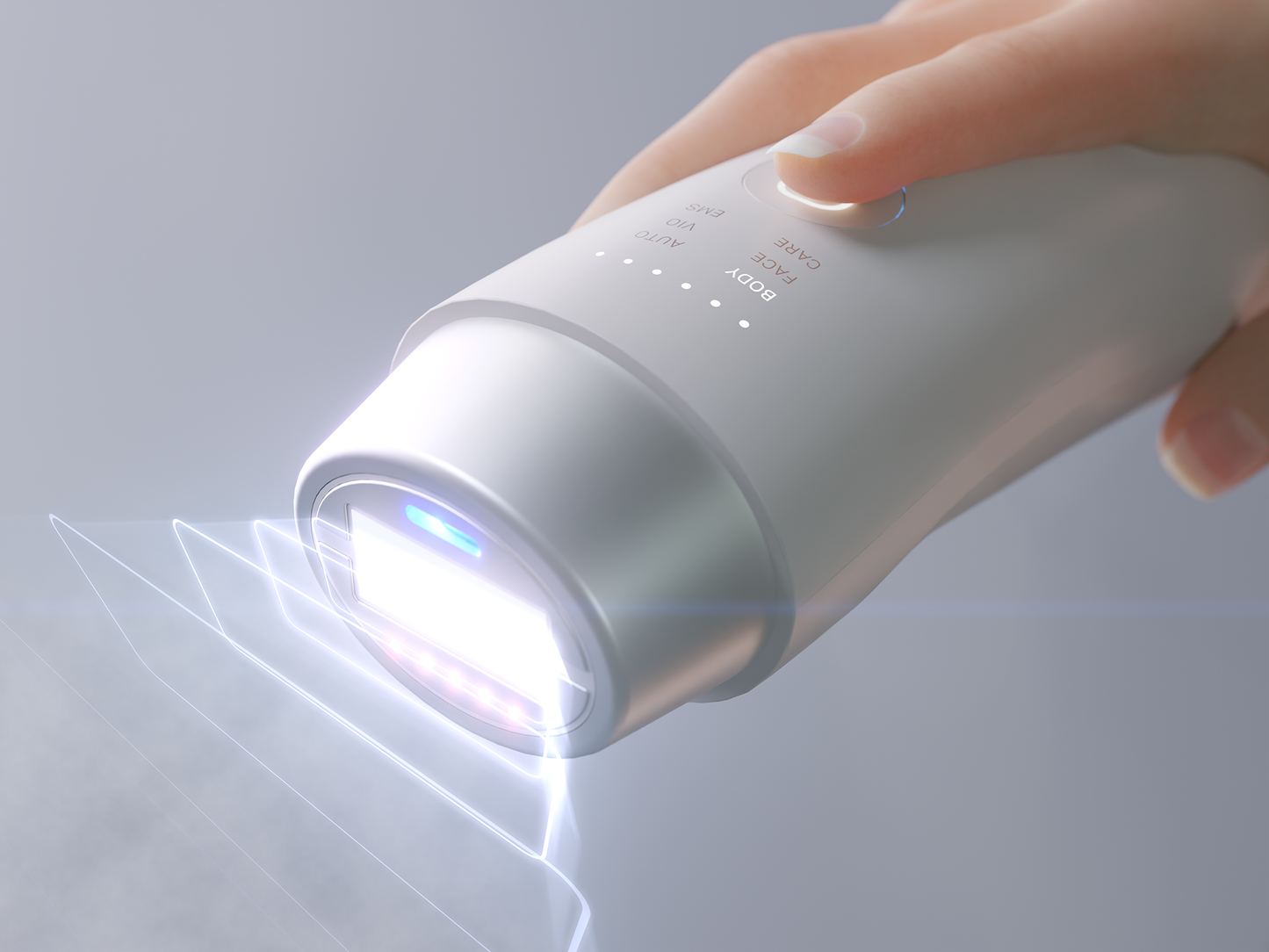 INGRACE　Photo Beauty Epilator（イングレイス 光美容器）　MBE101A-W　ホワイト
