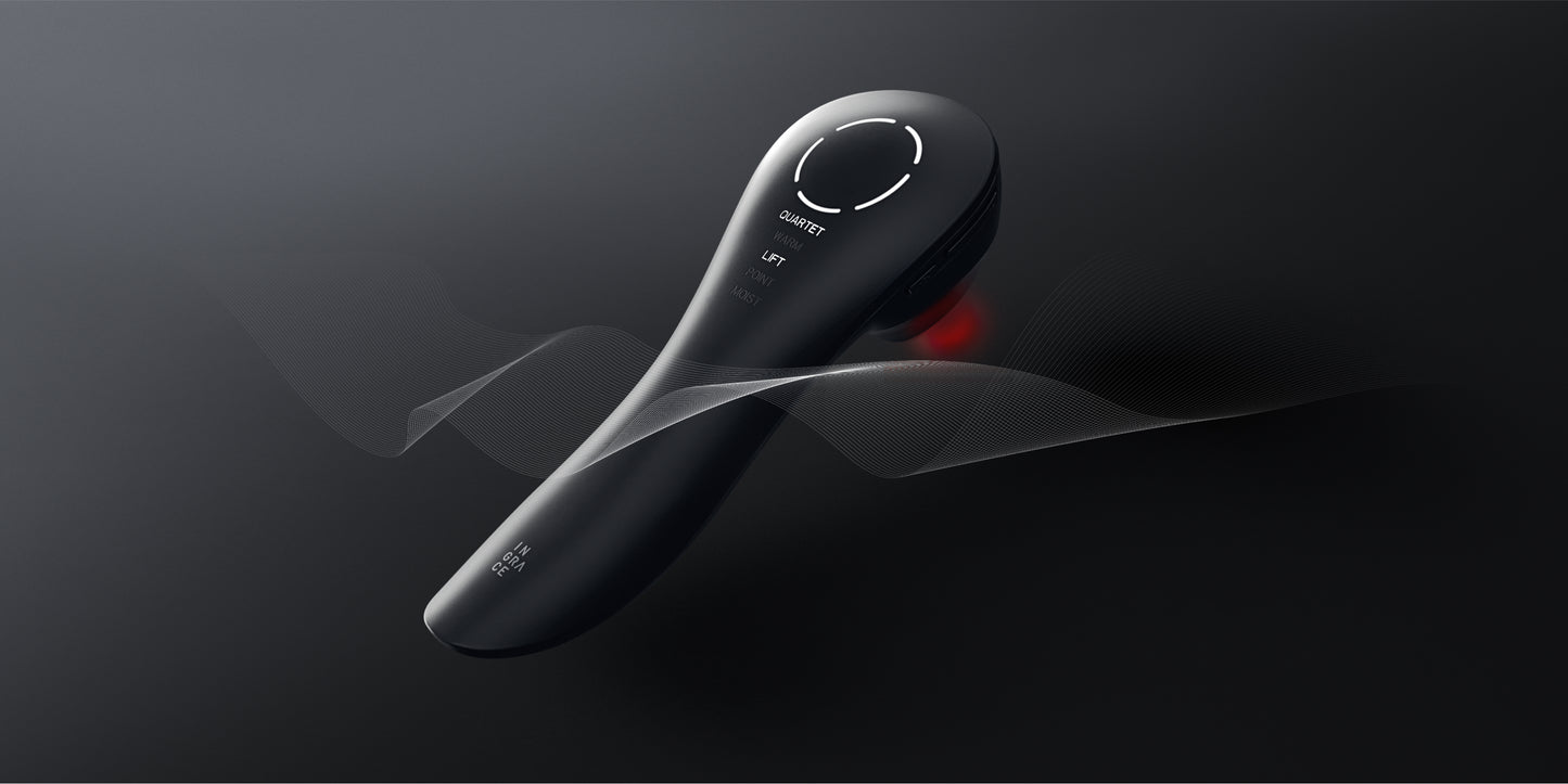 INGRACE　Pullquart（音波美顔器）　MBE104A-K　マットブラック