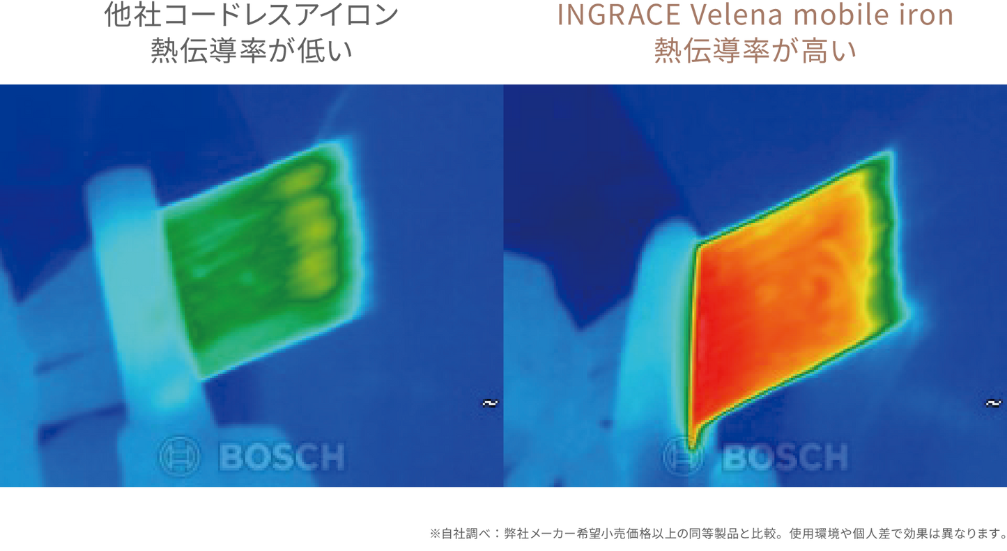 INGRACE Velena　mobile iron　イングレイス ヴェレナ モバイルアイロン MBS002A-G　グレージュ