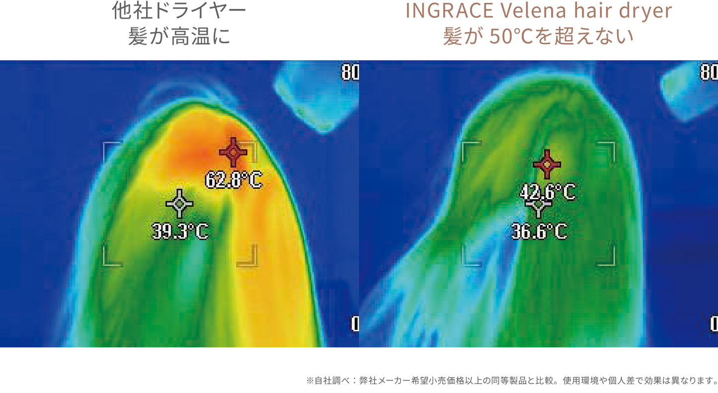 INGRACE Velena　hair dryer　イングレイス ヴェレナ ヘアドライヤー MBD002A-G　グレージュ